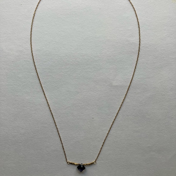 Kate Winternitz Kyanite Gold Necklace - Picture 4 of 4